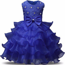 Aini Babe Baby Girls First Birthday Communion Dresses Kids Party Ball Gown Princess Bridesmaid Children Tutu Dress Girl 0-8 Year