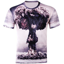 2016 New summer short sleeve round collar 3d printed t shirt men brand 100% Polyester men's 3D t shirt fashion Men's Clothing