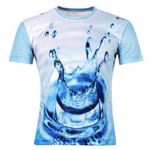 2016 New summer short sleeve round collar 3d printed t shirt men brand 100% Polyester men's 3D t shirt fashion Men's Clothing