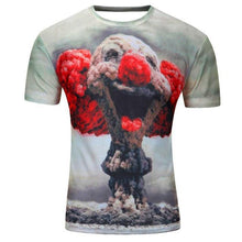 2016 New summer short sleeve round collar 3d printed t shirt men brand 100% Polyester men's 3D t shirt fashion Men's Clothing