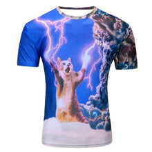 2016 New summer short sleeve round collar 3d printed t shirt men brand 100% Polyester men's 3D t shirt fashion Men's Clothing
