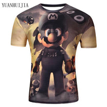 2017new galaxy space 3D t shirt lovely kitten cat eat pizza funny tops tee short sleeve summer shirts for men
