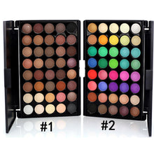 Women Facial Cosmetics Makeup Natural Matte Eyeshadow Pallete  Brighten Shimmer Eye Shadow Palette Make Up Tools 40 Colors/Set