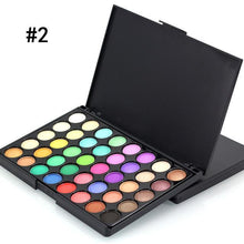 Women Facial Cosmetics Makeup Natural Matte Eyeshadow Pallete  Brighten Shimmer Eye Shadow Palette Make Up Tools 40 Colors/Set