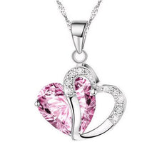 Tomtosh 2016 Sell like hot cakes 6 colors Top Class lady fashion heart pendant necklace crystal jewelry new girls women