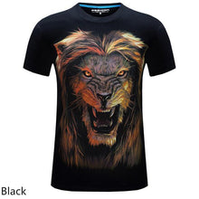 Men T Shirt 2016 The New 3d Printed White tiger / snake / skull and wolf/Indian wolf/ T Shirts male Casual Brand T-Shirt tops