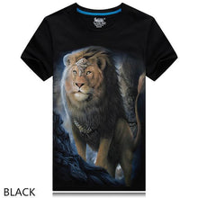 Men T Shirt 2016 The New 3d Printed White tiger / snake / skull and wolf/Indian wolf/ T Shirts male Casual Brand T-Shirt tops