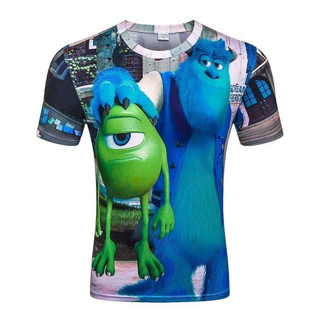 2017 Summer New Anime Cool Rick Morty 3D Print Men T Shirt Peace Among Worlds Folk T-Shirt  Casual Funny Short Tops Tees