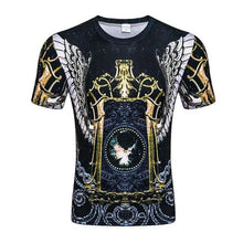 2017 New casual tops tee harajuku summer 3d t shirts hip hop graphic print flower skull t-shirt 3d tshirt for men wholesale