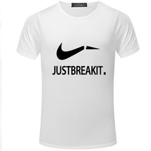 men's t shirts NEW Letter Print T Shirt Mens Black And White Comic Con Cosplay T-shirts Summer Skateboard Tee Boy Skate  TX142-R