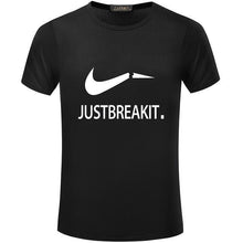 men's t shirts NEW Letter Print T Shirt Mens Black And White Comic Con Cosplay T-shirts Summer Skateboard Tee Boy Skate  TX142-R
