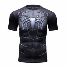 2016 marvel batman compression shirt fitness tights crossfit quick dry short sleeve t shirt Summer Men tee tops clothing