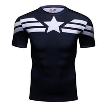 2016 marvel batman compression shirt fitness tights crossfit quick dry short sleeve t shirt Summer Men tee tops clothing