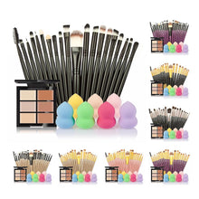 makeup brushes Set 6 Colors Concealer Palette maquiagem Puff 20 brushes Face Contour Cosmetic Make Up Tools Brushes for make-up