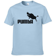 2016 funny tee cute t shirts homme Pumba men short sleeves cotton tops cool tshirt summer jersey costume t-shirt #062