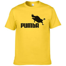 2016 funny tee cute t shirts homme Pumba men short sleeves cotton tops cool tshirt summer jersey costume t-shirt #062