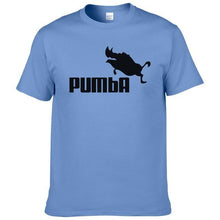 2016 funny tee cute t shirts homme Pumba men short sleeves cotton tops cool tshirt summer jersey costume t-shirt #062