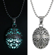 Glow In the Dark Heart Necklace Pendant Christmas Gift for Daugher Mum