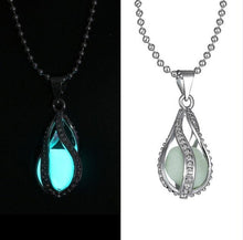 Glow In the Dark Heart Necklace Pendant Christmas Gift for Daugher Mum