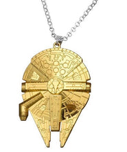Star Wars Destroyer Ship Model Metal Necklace Spacecraft Warship Triangle Pendant Alloy Accessories Movie Fans Jewelry Men Gift