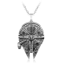 Star Wars Destroyer Ship Model Metal Necklace Spacecraft Warship Triangle Pendant Alloy Accessories Movie Fans Jewelry Men Gift