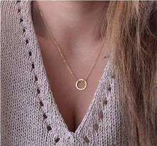 NK609+ Hot Selling New Punk Minimalist Infinity Luck 8 Cross Leaf Pendants Necklaces For Women Jewelry Clavicle Chain Collier
