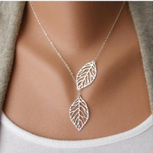 NK609+ Hot Selling New Punk Minimalist Infinity Luck 8 Cross Leaf Pendants Necklaces For Women Jewelry Clavicle Chain Collier