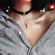 2 Pcs 2017 Vintage Retro Black Velvet Choker Necklace Women Chokers Necklaces Chocker collares mujer Collier ras de cou