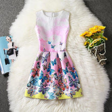 Butterfly Dress For Girl Wear Sleeveless Cotton Summer 2017 Kids Clothes Children Clothing Birthday Gift For Girls 6 7 8 9 10