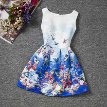 Butterfly Dress For Girl Wear Sleeveless Cotton Summer 2017 Kids Clothes Children Clothing Birthday Gift For Girls 6 7 8 9 10