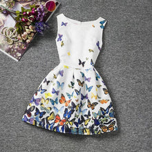 Butterfly Dress For Girl Wear Sleeveless Cotton Summer 2017 Kids Clothes Children Clothing Birthday Gift For Girls 6 7 8 9 10