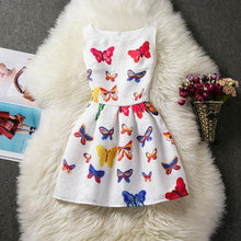 Butterfly Dress For Girl Wear Sleeveless Cotton Summer 2017 Kids Clothes Children Clothing Birthday Gift For Girls 6 7 8 9 10