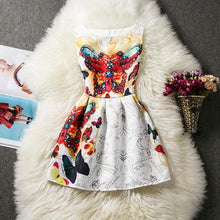Butterfly Dress For Girl Wear Sleeveless Cotton Summer 2017 Kids Clothes Children Clothing Birthday Gift For Girls 6 7 8 9 10