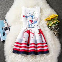 Butterfly Dress For Girl Wear Sleeveless Cotton Summer 2017 Kids Clothes Children Clothing Birthday Gift For Girls 6 7 8 9 10