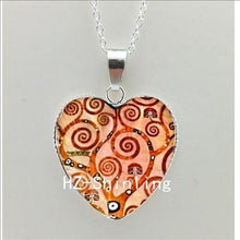 2016 New Divergent Heart Necklace Divergent Tree Pendant Jewelry Women Heart Necklace Art Glass Necklace HZ3