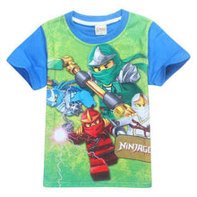 2017 Summer Kids Boys T-shirt Ninja Ninjago T Shirts Children Clothing Cotton Top Tees Boys Girls Kids Costume Boys Clothes 3-8y