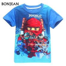 2017 Summer Kids Boys T-shirt Ninja Ninjago T Shirts Children Clothing Cotton Top Tees Boys Girls Kids Costume Boys Clothes 3-8y