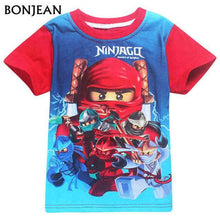 2017 Summer Kids Boys T-shirt Ninja Ninjago T Shirts Children Clothing Cotton Top Tees Boys Girls Kids Costume Boys Clothes 3-8y