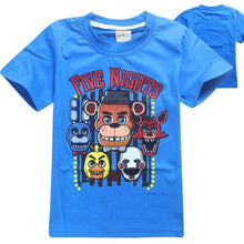 2017 Summer Children's Clothes Cartoon T-Shirts Five Nights At Freddy's  Boys Girls Clothing Kids T Shirt 5 Freddys Tops 3-12Y