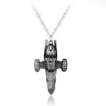 Star Wars Destroyer Ship Model Metal Necklace Spacecraft Warship Triangle Pendant Alloy Accessories Movie Fans Jewelry Men Gift