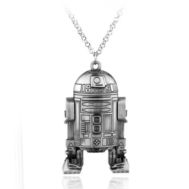 Star Wars Destroyer Ship Model Metal Necklace Spacecraft Warship Triangle Pendant Alloy Accessories Movie Fans Jewelry Men Gift