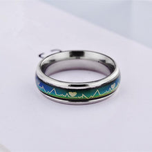 Fashion Titanium Black Mood Rings Temperature Emotion Feeling Engagement Rings Women Men 2017 Promise Rings For Couples Jewelry