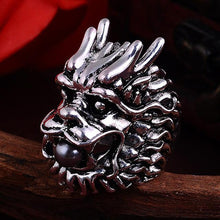 2017 Anel Masculino Punk Vintage Trend Men's Ring Gothic Men's Skull Flower Biker Zinc alloy Ring Man fashion Free shipping