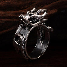 2017 Anel Masculino Punk Vintage Trend Men's Ring Gothic Men's Skull Flower Biker Zinc alloy Ring Man fashion Free shipping