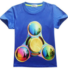 2017 Hot Fidget Spinner Pattern Children Clothes Kids Boys Girl T Shirt Cotton Boys Top Tees T-Shirt Child Gift Hand Spinner