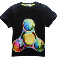 2017 Hot Fidget Spinner Pattern Children Clothes Kids Boys Girl T Shirt Cotton Boys Top Tees T-Shirt Child Gift Hand Spinner