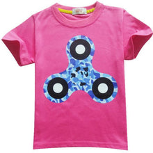2017 Hot Fidget Spinner Pattern Children Clothes Kids Boys Girl T Shirt Cotton Boys Top Tees T-Shirt Child Gift Hand Spinner