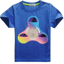 2017 Hot Fidget Spinner Pattern Children Clothes Kids Boys Girl T Shirt Cotton Boys Top Tees T-Shirt Child Gift Hand Spinner