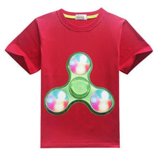 2017 Hot Fidget Spinner Pattern Children Clothes Kids Boys Girl T Shirt Cotton Boys Top Tees T-Shirt Child Gift Hand Spinner
