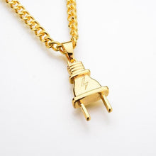 2017 New Punk Mask Plug Gold Silver Metal Submachine Hatet Maxi Pistol Necklace & Pendants Hip Hop Jewelry for Men Women